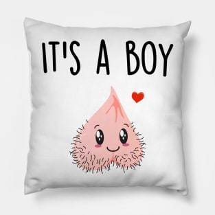 It's A Boy Baby Reveal Funny Pillow