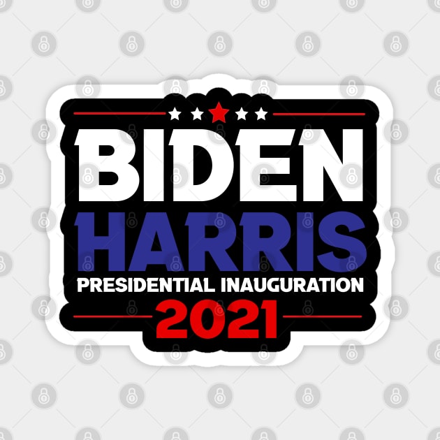 BIDEN HARRIS PRESIDENTIAL INAUGURATION 2021 Magnet by Simplybollo