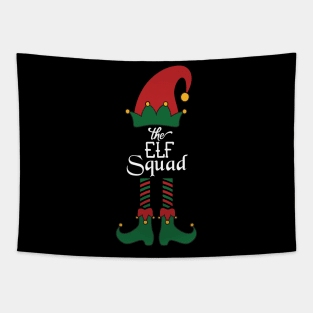 The Elf Squad Matching Family Group Christmas Party Pajama Tapestry