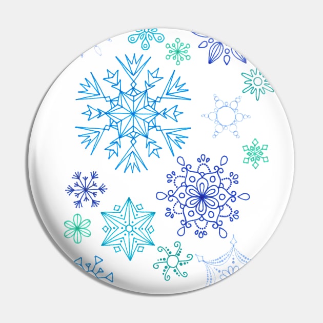 Snowflakes (white background) Pin by calenbundalas