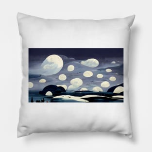 Starry Night Sky Pillow