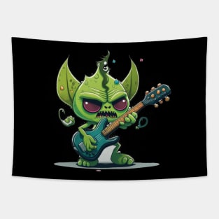 rock alien Tapestry