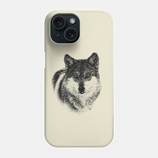 Wolf portrait Phone Case