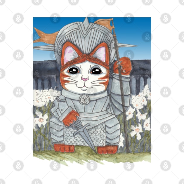 Joan of Arc cat by JenStedman73