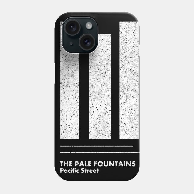 The Pale Fountains / Minimal Graphic Design Tribute Phone Case by saudade