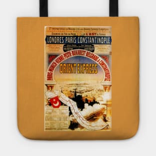 Vintage Travel Poster - Orient Express Tote