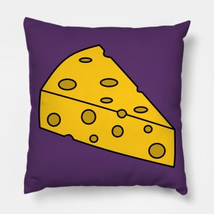 Yellow Cheese Wedge Pillow