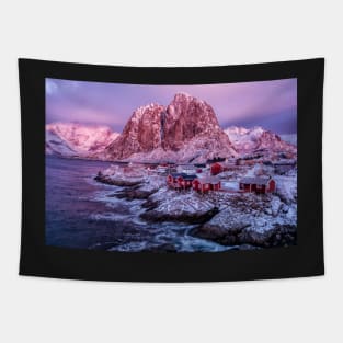 The Glow of an Arctic Dawn at Noon Tapestry