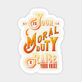 Moral Duty Magnet