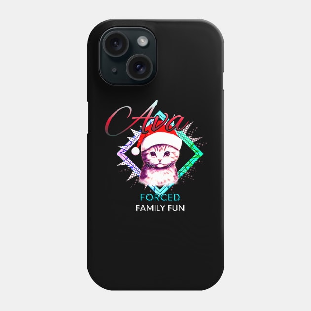Ava - Custom name gift - Christmas Phone Case by MaystarUniverse