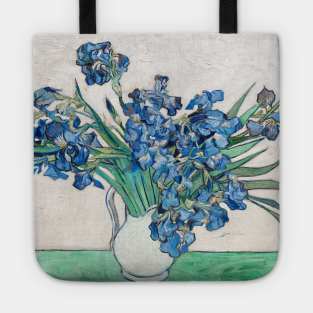 Vase with Irises by Vincent van Gogh Tote