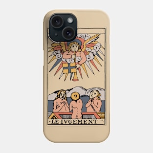 Antique Tarot Card Le Jugement Phone Case