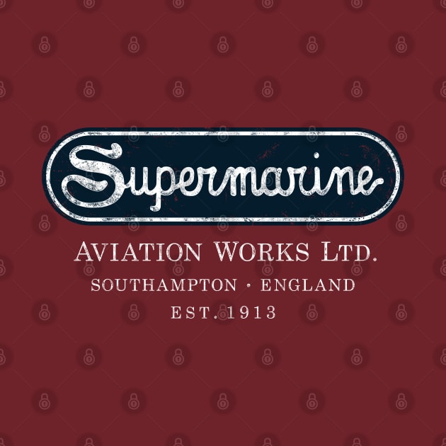 Supermarine Vintage Logo by 909 Apparel
