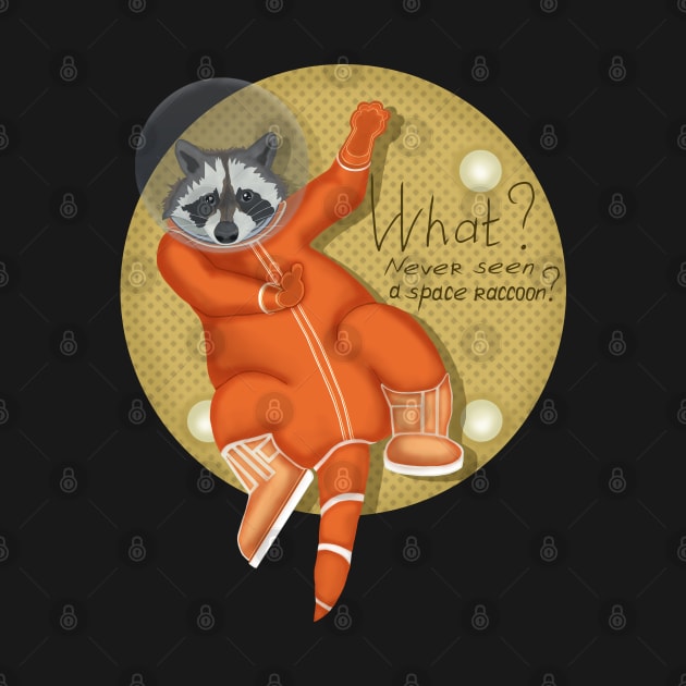 Space Raccoon. What? Never seen a space raccoon? by KateQR