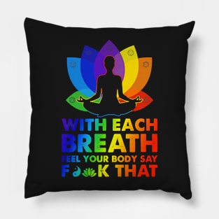 With Each Breath Pillow