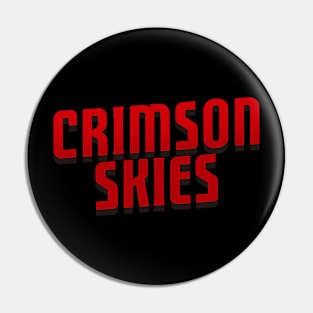 Crimson Skies Logo Pin