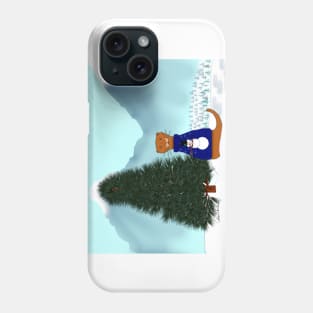 Oliver Finds His Christmas Tree Phone Case