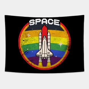 Vintage Space Shuttle Tapestry