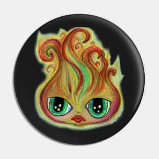 Blaze: The Girl is on Fire Pin