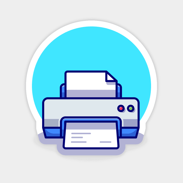 Printer With Paper Magnet by Catalyst Labs