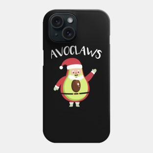 Avoclaws Funny Avocado Santa Claus Keto Vegan Phone Case