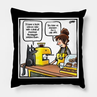 Cat Cafe Pillow