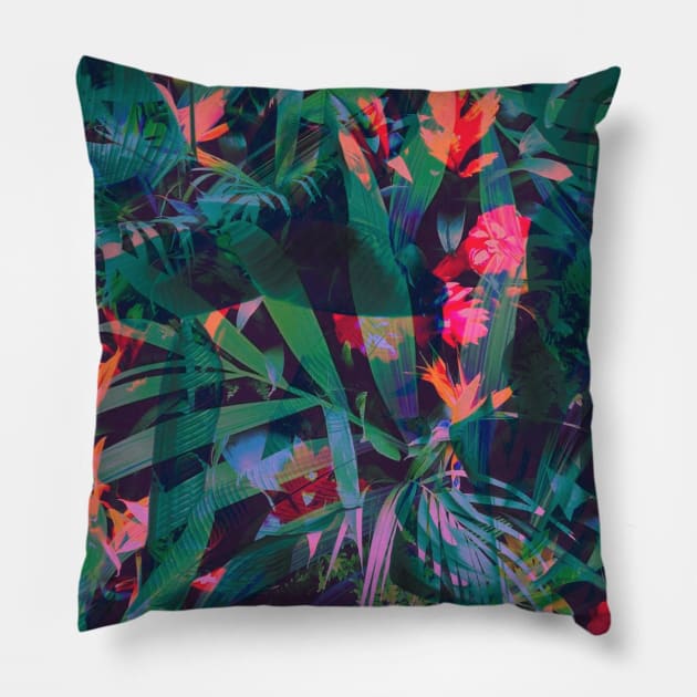 JUNGLE VIBES Pillow by BRAGLAHAR