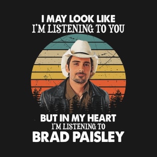 Country Balladeer Brad Paisley's Sentimental Vocal Prowess T-Shirt