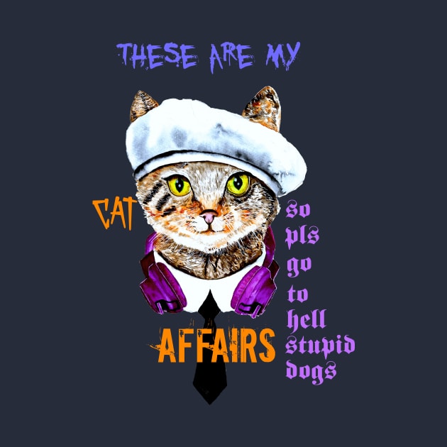 these are my cat affairs by NemfisArt