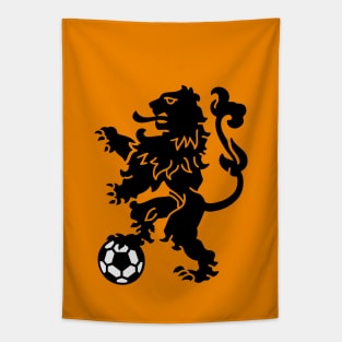 Dutch lion with soccer ball Netherlands soccer dutch soccer Tapestry