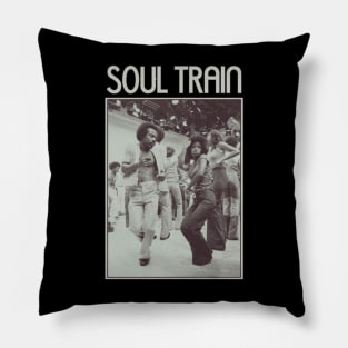 soul train party classic tee 70s Pillow