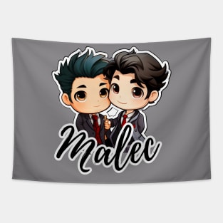 Malec Shadowhunter Tapestry