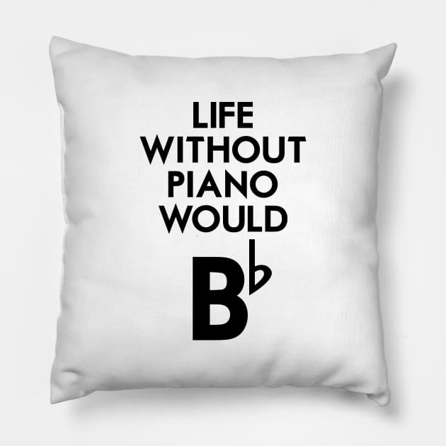 Piano Life Pillow by Woah_Jonny