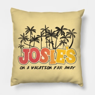 Josie's On a Vacation Far Away Pillow