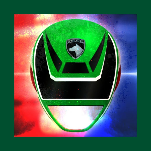 SPD 3 GREEN RANGER - BRIDGE CARSON POWER RANGERS SPD by TSOL Games