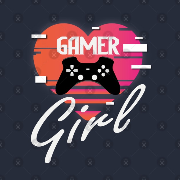 Gamer girl glitch by Marzuqi che rose