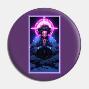 Anime Hero Power Meditation | Quality Anime Artwork | Anime Power Energy Meditation |  Manga Anime Art Pin