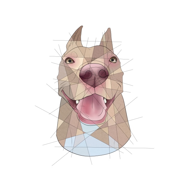 Smiling Dog by Blacklightco