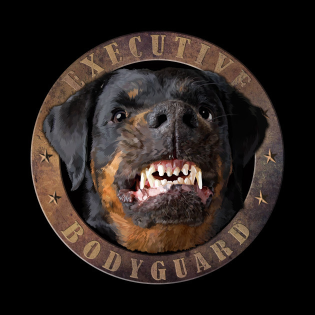 Executive bodyguard Angry rottweiler - Rottweiler - Phone Case
