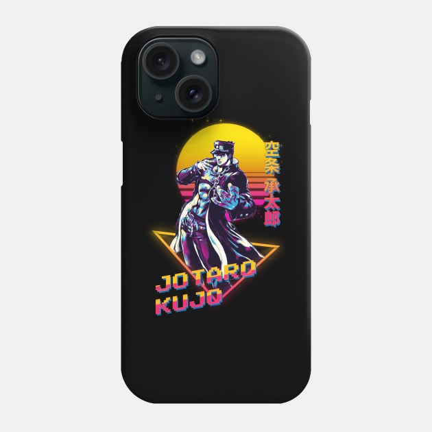 kujo jotaro Phone Case by Retrostyle