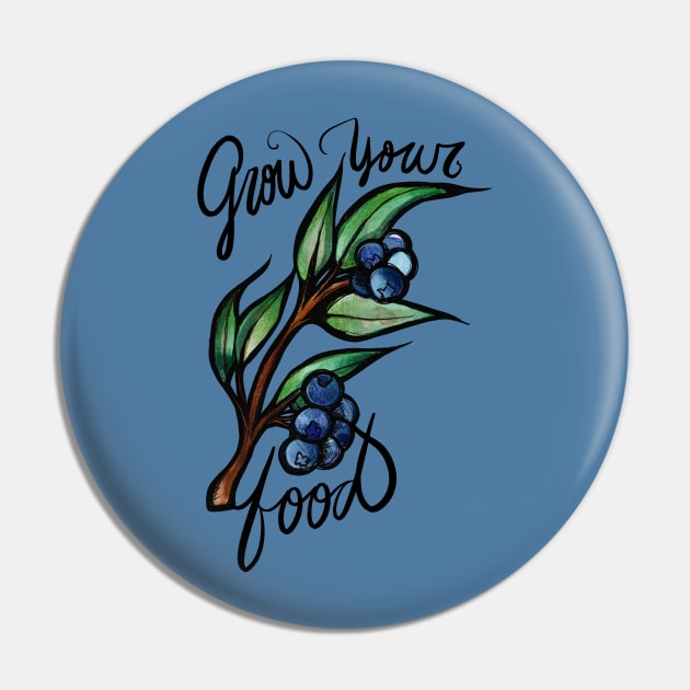 Grow your Food Pin by bubbsnugg