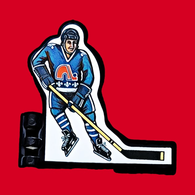 Coleco Table Hockey Players - Quebec Nordiques by mafmove