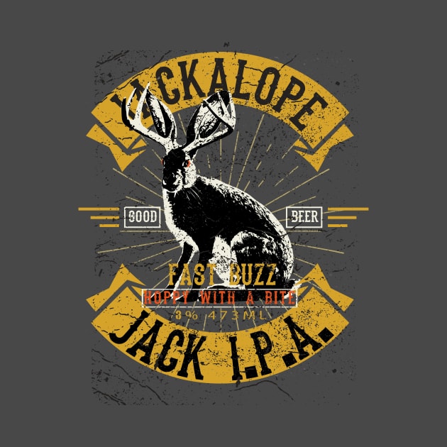 JACKALOPE JACK IPA by Deadcatdesign