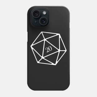 Game Master Critical D20 Dice RPG Phone Case