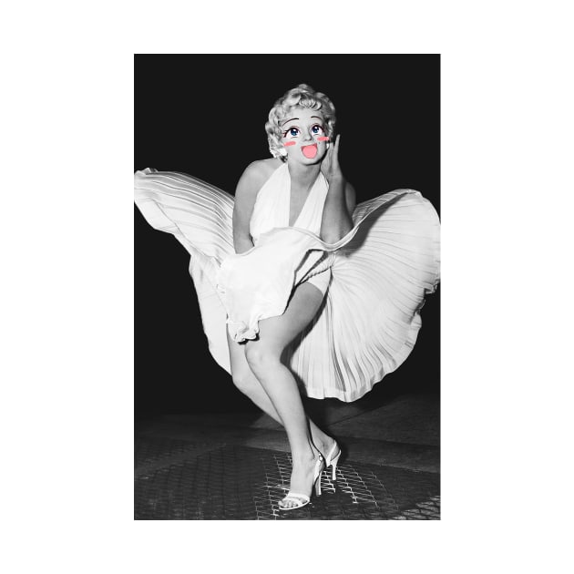 Kawaii Marilyn Monroe by HeyListen