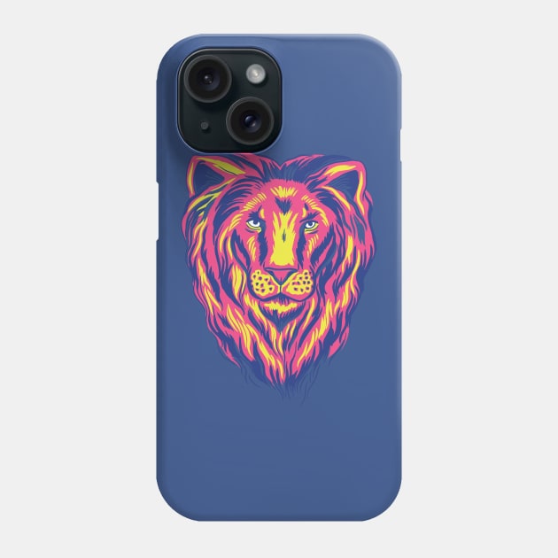 Colorful Lion Phone Case by MajorCompany