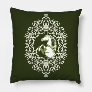 Thorn Horse Frame Pillow