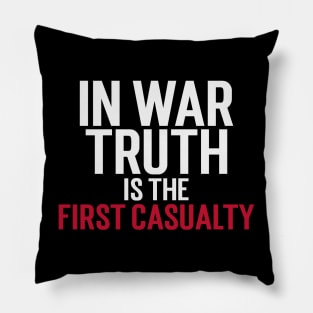 Star Wars Clone Wars Quote In War Truth Is The First Casualty Pillow