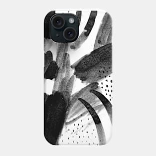 Abstraction B&W Phone Case