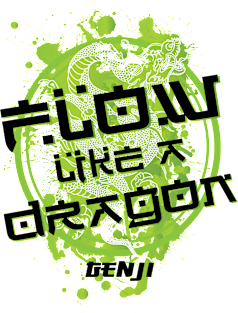 Flow Like a Dragon - Genji Magnet